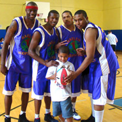 Harlem Hoopsters freestyle exhibition basketball